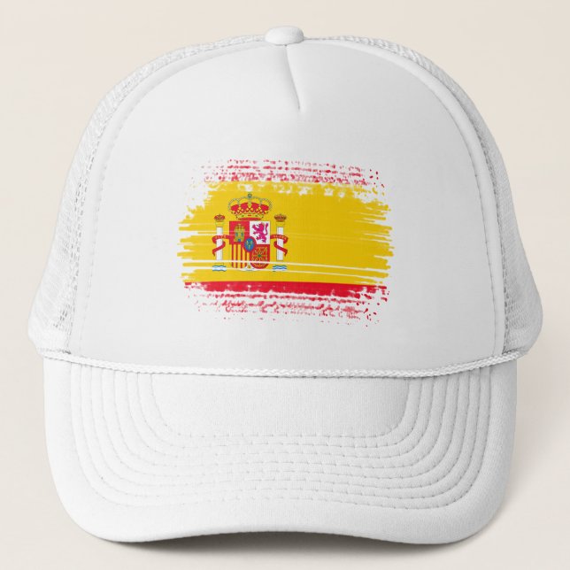 Spanish flag  trucker hat (Front)