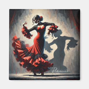 Spanish Flamenco Dancer  Magnet
