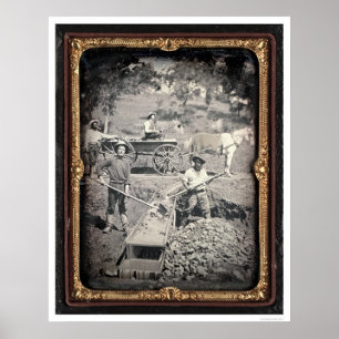 Spanish Flat, 1852 by Joseph Blaney Starkweather Poster