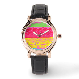 Spanish floral lace design 9 watch