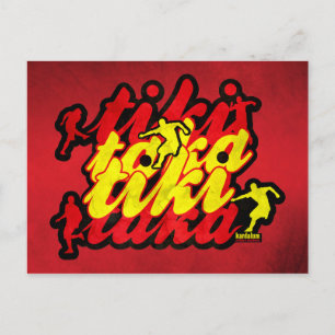 Spanish Football Revolution Postcard