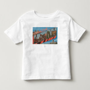 Spanish Fork, Utah - Large Letter Scenes Toddler T-Shirt