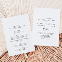 Spanish Front & Back Wedding