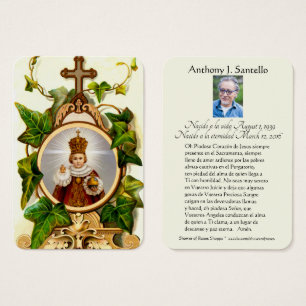 Spanish Funeral Catholic Jesus Memorial Prayer
