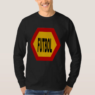 SPANISH FUTBOL black T-shirt