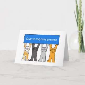 Spanish Get Well Soon Card