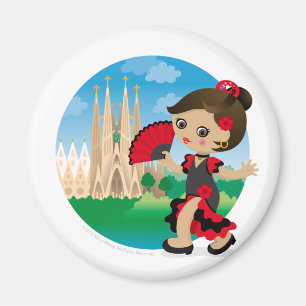 Spanish girl magnet