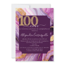 Spanish Gorgeous Agate 100th Birthday Party