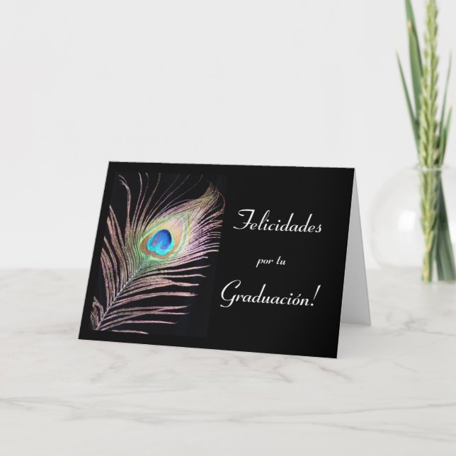 Spanish:Graduacion / Graduation Card (Front)