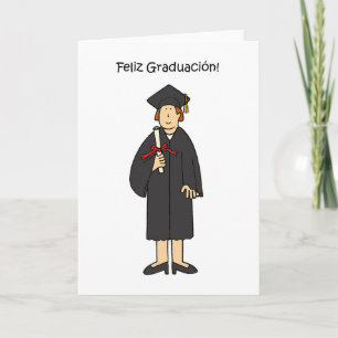 Spanish Graduation Congratulations for Her Card