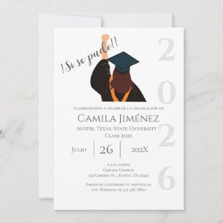 Spanish Graduation Invitation: Class of 2026 Invitation