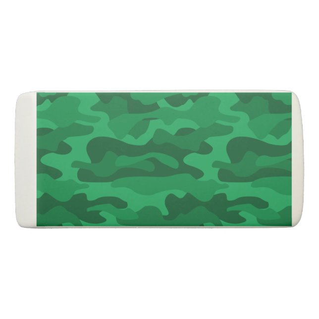 Spanish Green Monocolor Camo Eraser (Front)