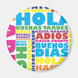 Spanish Greetings Magnet