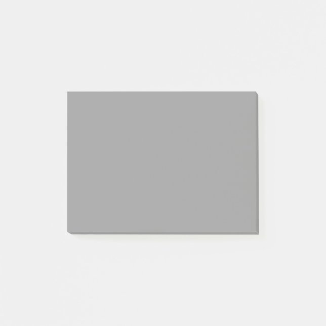 Spanish Grey Solid Colour Post-it Notes (Front)