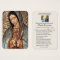 Spanish Guadalupe Mary Funeral Prayer  Holy Card