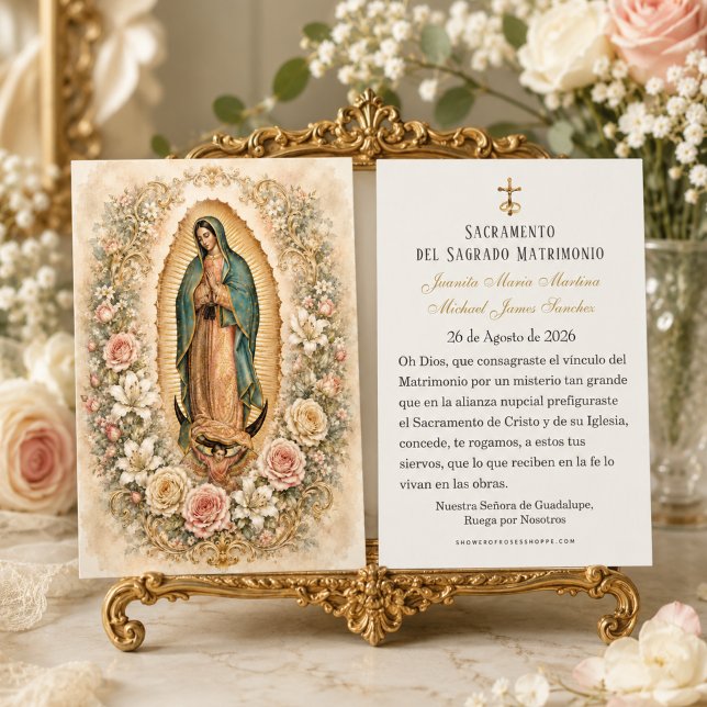 Spanish Guadalupe Wedding Floral Prayer  (Creator Uploaded)