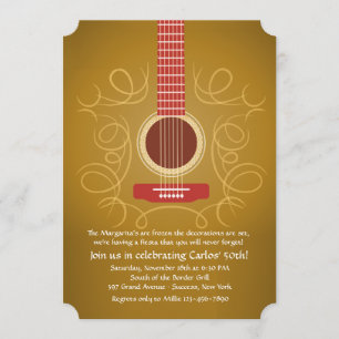 Spanish Guitar Invitation