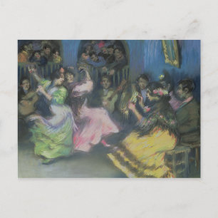 Spanish Gypsy Dancers, 1898 Postcard
