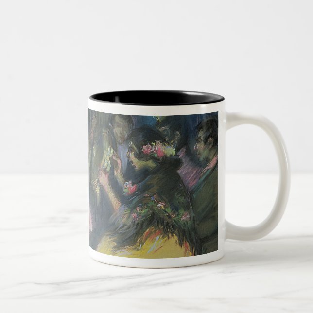 Spanish Gypsy Dancers, 1898 Two-Tone Coffee Mug (Right)