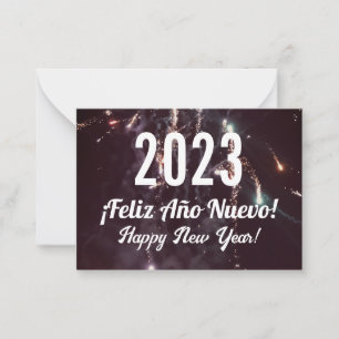 Spanish Happy New Year Card