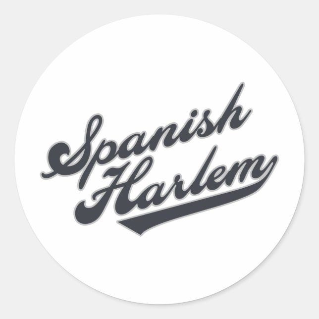 Spanish Harlem Classic Round Sticker (Front)