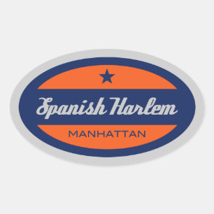Spanish Harlem Oval Sticker