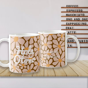 Spanish Hello Autumn Fall Vibes Personalise Coffee Mug