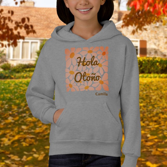 Spanish Hello Autumn Fall Vibes Personalise Kids' (Creator Uploaded)