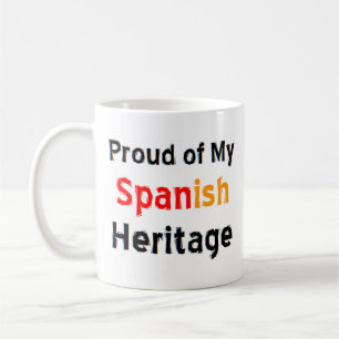 spanish heritage coffee mug