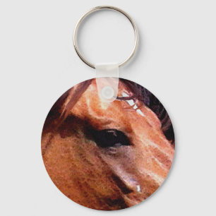 Spanish Horse's Eye Equine-lover's Keychain