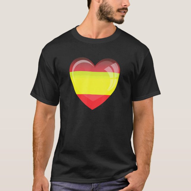 Spanish Iberian Peninsula Madrid Barcelona Baleari T-Shirt (Front)