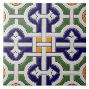 Spanish Interlocking Geometric Tile