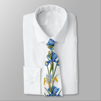 Spanish iris by Pierre-Joseph Redouté Tie