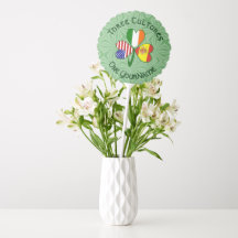 Spanish Irish American Flag Shamrock Personalise 