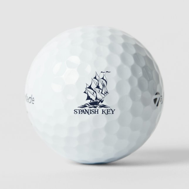 Spanish Key Golf Ball (Front)