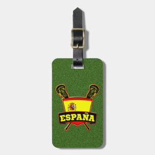 Spanish Lacrosse Luggage Tag Template