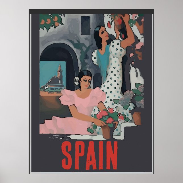Spanish Ladies, Add Text Poster (Front)
