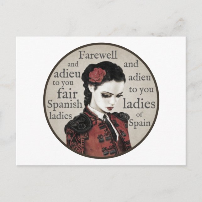 Spanish Ladies Postcard (Front)