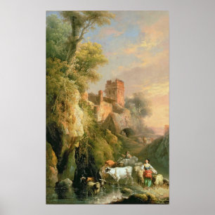 Spanish landscape poster
