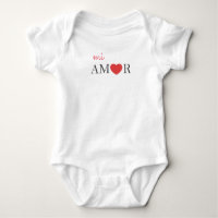 Spanish Language "My Love," "Mi Amor" Bodysuit
