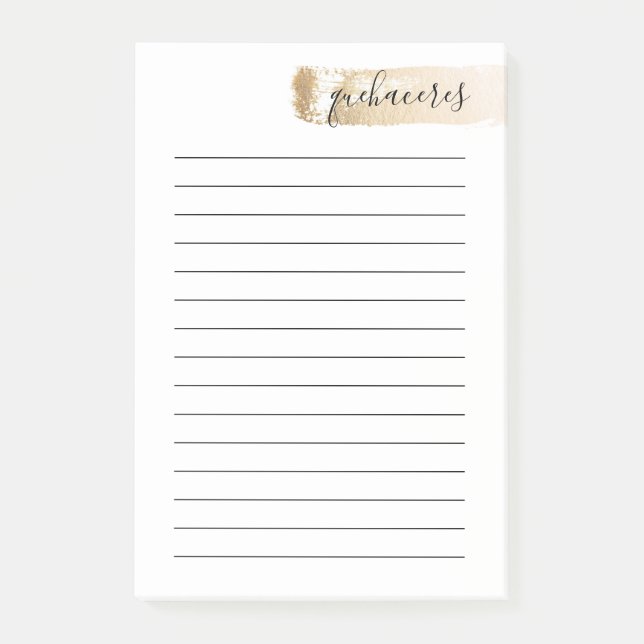 Spanish Language To Do List Post-it Notes (Front)