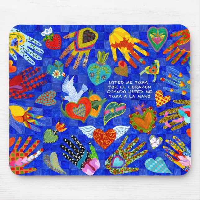 Spanish Love saying for anyone you love Mouse Mat (Front)
