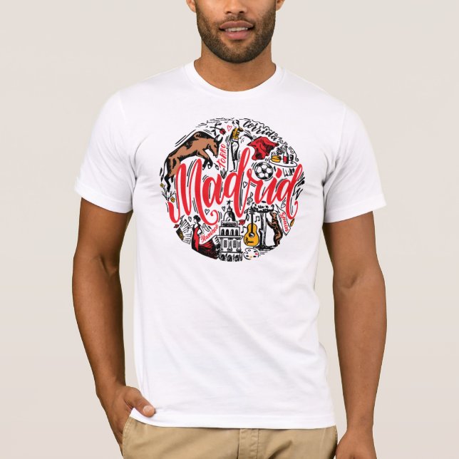 Spanish MADRID theme  T-Shirt (Front)