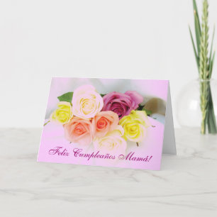 Spanish: Mama: Cumpleanos Card