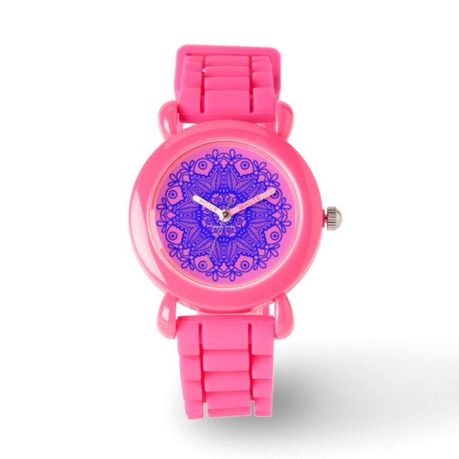  Spanish mandala -purple Watch (Front)