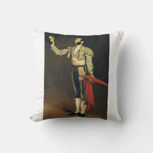 Spanish Matador by Edouard Manet Cushion