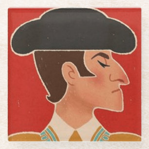 Spanish Matador   Spain Glass Coaster