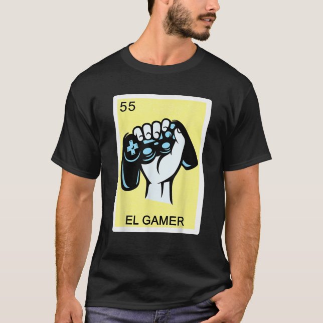 Spanish Mexican Bingo Funny Gifts for Gamer El Gam T-Shirt (Front)