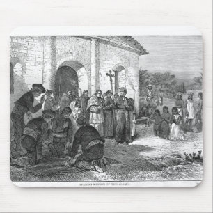 Spanish Mission of the Alamo Mouse Mat