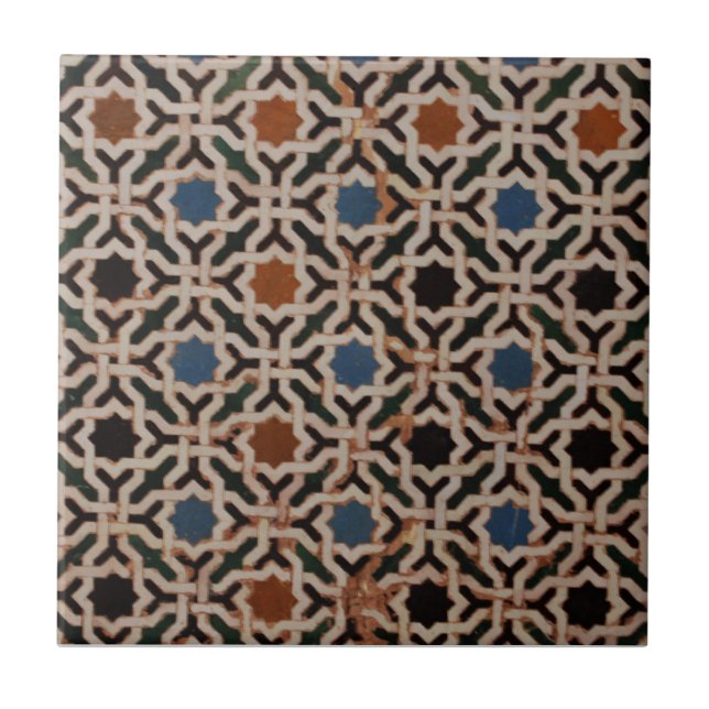 Spanish Moorish Pattern Tile (Front)